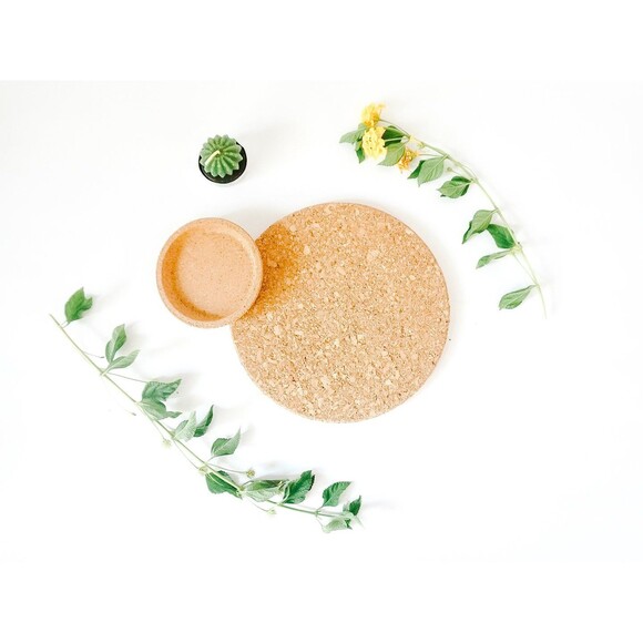 Eco-friendly earring holder | jewelry holder | cork coasters - Picture 3 of 5